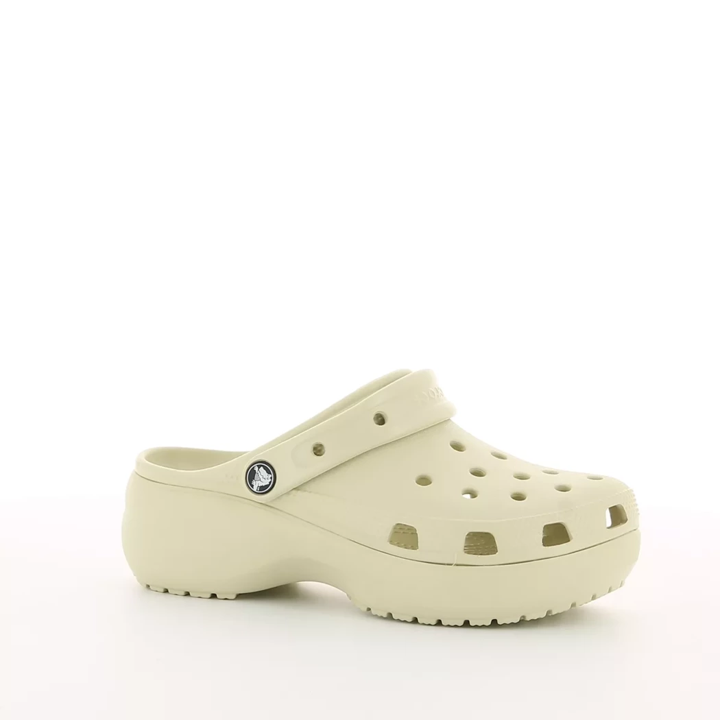 Image (1) de la chaussures Crocs - Mules et Sabots Beige en Caoutchouc