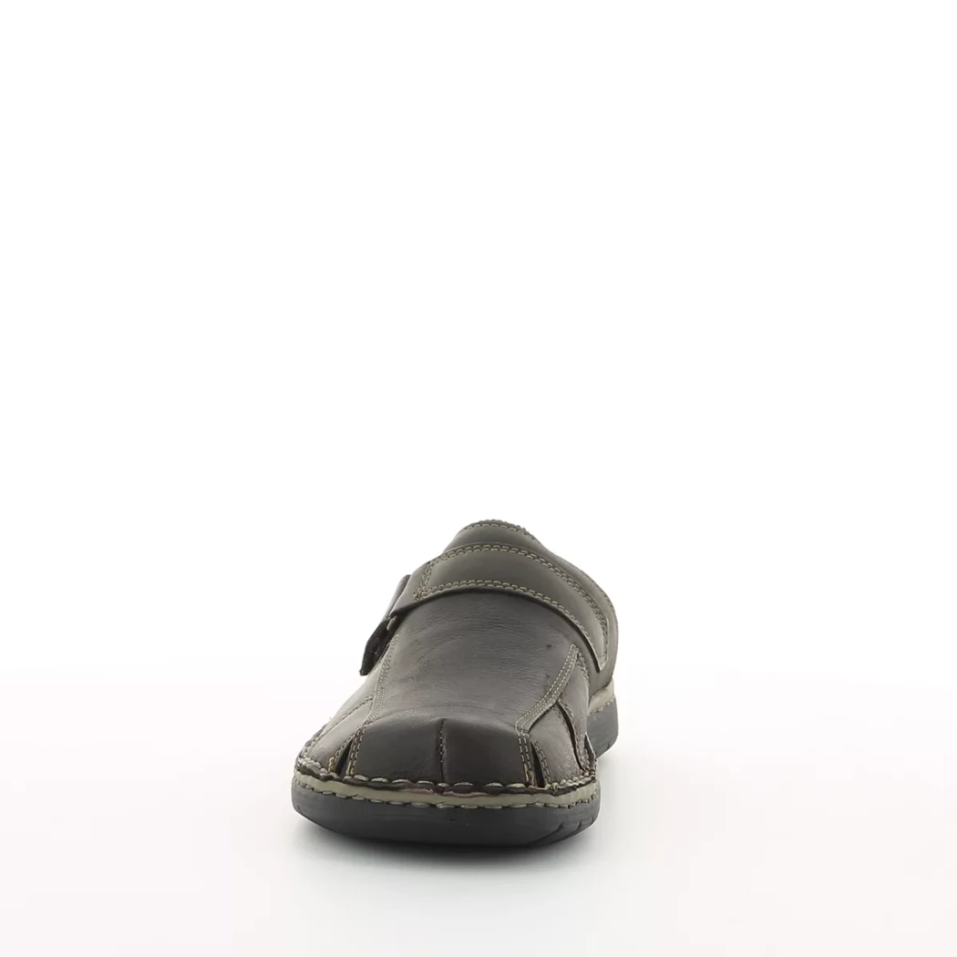 Image (5) de la chaussures Calba - Mules et Sabots Marron en Cuir