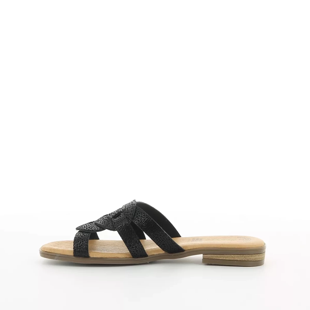 Image (4) de la chaussures Miss Boho - Mules et Sabots Noir en Cuir