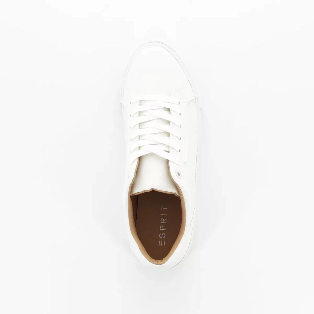 Image (6) de la chaussures Esprit - Baskets Blanc en Cuir synthétique