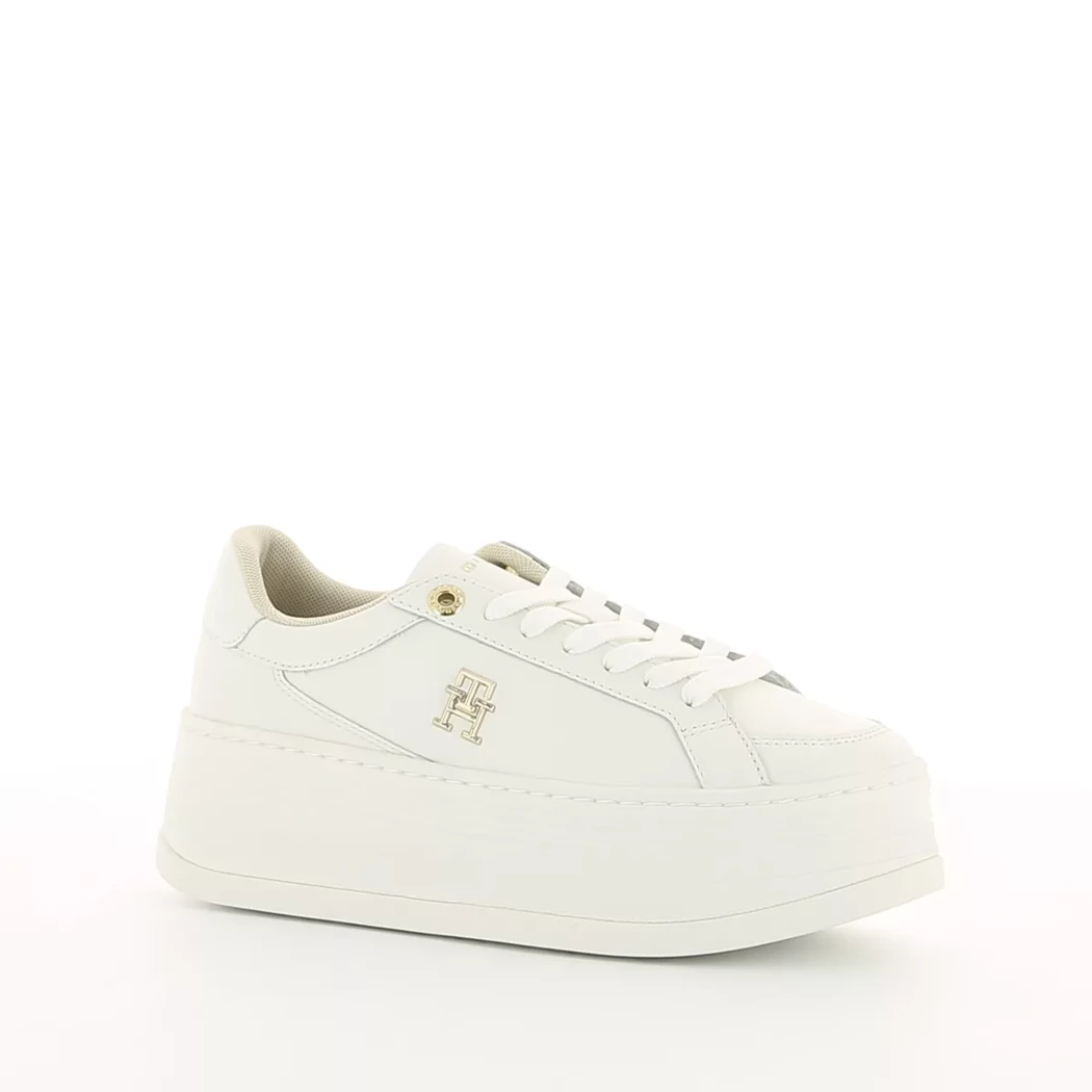 Image (1) de la chaussures Tommy Hilfiger - Baskets Blanc en Cuir Image (1) de la chaussures Tommy Hilfiger - Baskets Blanc en Cuir