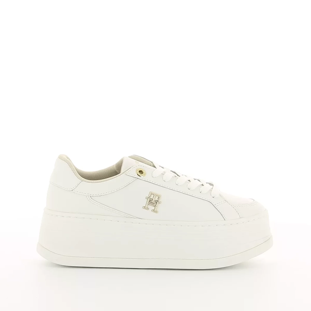 Image (2) de la chaussures Tommy Hilfiger - Baskets Blanc en Cuir Image (2) de la chaussures Tommy Hilfiger - Baskets Blanc en Cuir