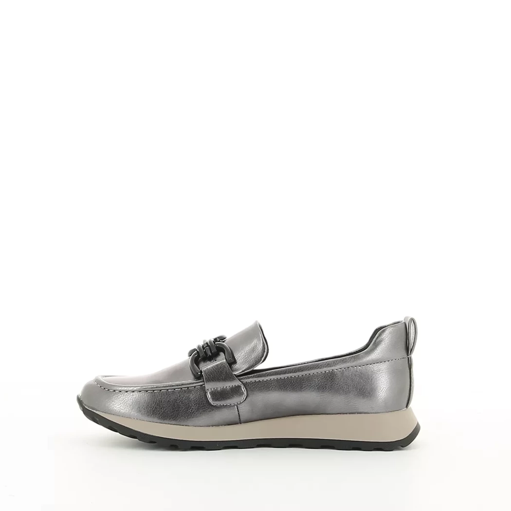Image (4) de la chaussures Azarey - Mocassins Gris en Cuir synthétique Image (4) de la chaussures Azarey - Mocassins Gris en Cuir synthétique