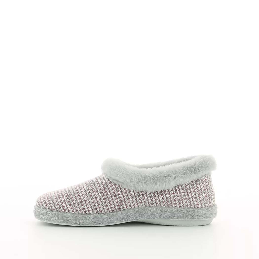 Image (4) de la chaussures Comfort Plus - Pantoufles et Chaussons Gris en Textile Image (4) de la chaussures Comfort Plus - Pantoufles et Chaussons Gris en Textile