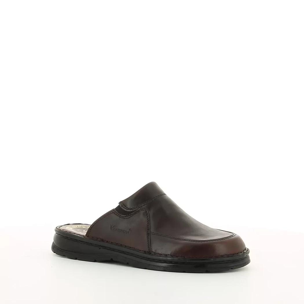 Image (1) de la chaussures Valmonte - Pantoufles et Chaussons Marron en Cuir