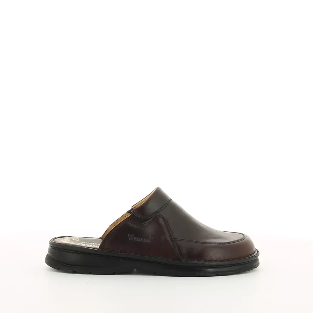 Image (2) de la chaussures Valmonte - Pantoufles et Chaussons Marron en Cuir