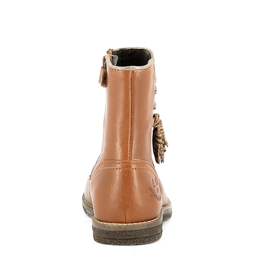 Image (3) de la chaussures Little David - Boots Cuir naturel / Cognac en Cuir