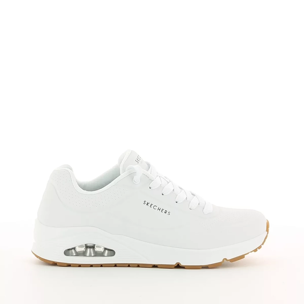 Image (2) de la chaussures Skechers - Baskets Blanc en Cuir synthétique Image (2) de la chaussures Skechers - Baskets Blanc en Cuir synthétique
