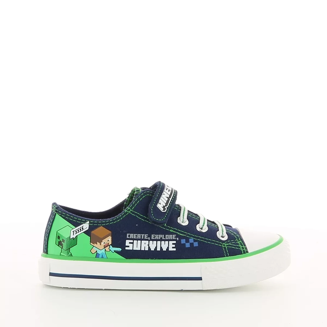 Image (2) de la chaussures Minecraft - Baskets Bleu en Textile Image (2) de la chaussures Minecraft - Baskets Bleu en Textile