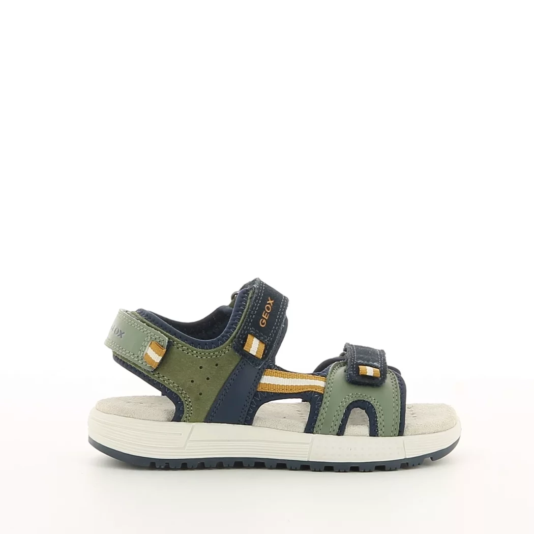 Image (2) de la chaussures Geox - Sandales et Nu-Pieds Vert en Cuir nubuck Image (2) de la chaussures Geox - Sandales et Nu-Pieds Vert en Cuir nubuck