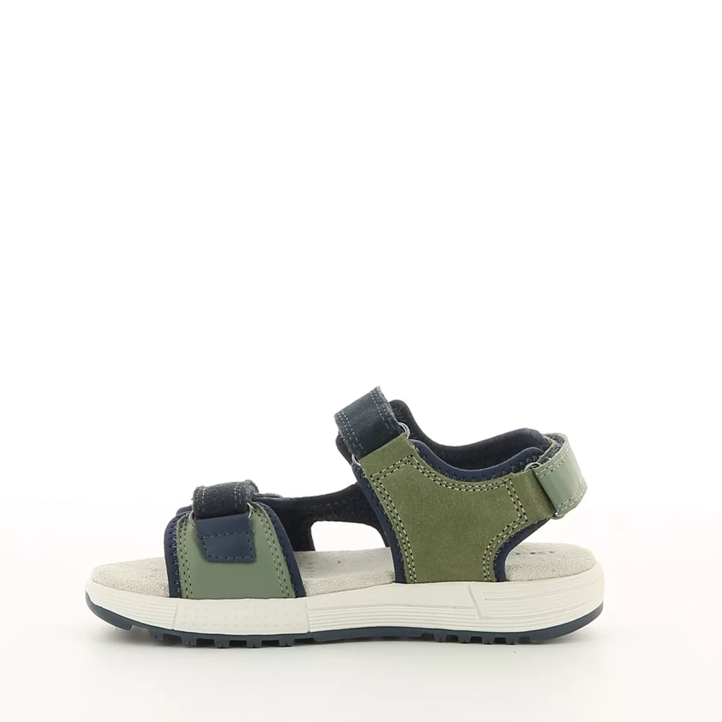 Image (4) de la chaussures Geox - Sandales et Nu-Pieds Vert en Cuir nubuck Image (4) de la chaussures Geox - Sandales et Nu-Pieds Vert en Cuir nubuck