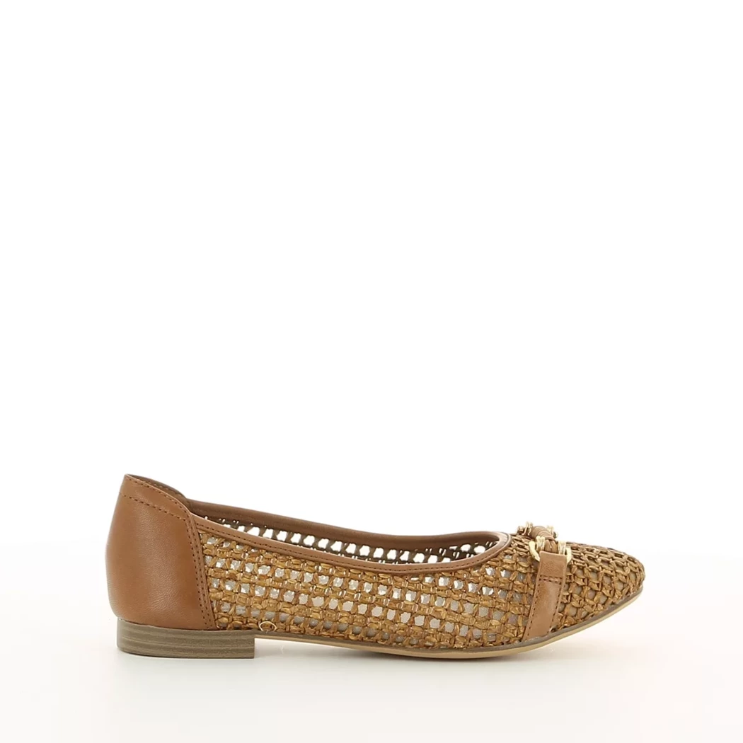 Image (2) de la chaussures Tamaris - Ballerines Cuir naturel / Cognac en Textile Image (2) de la chaussures Tamaris - Ballerines Cuir naturel / Cognac en Textile
