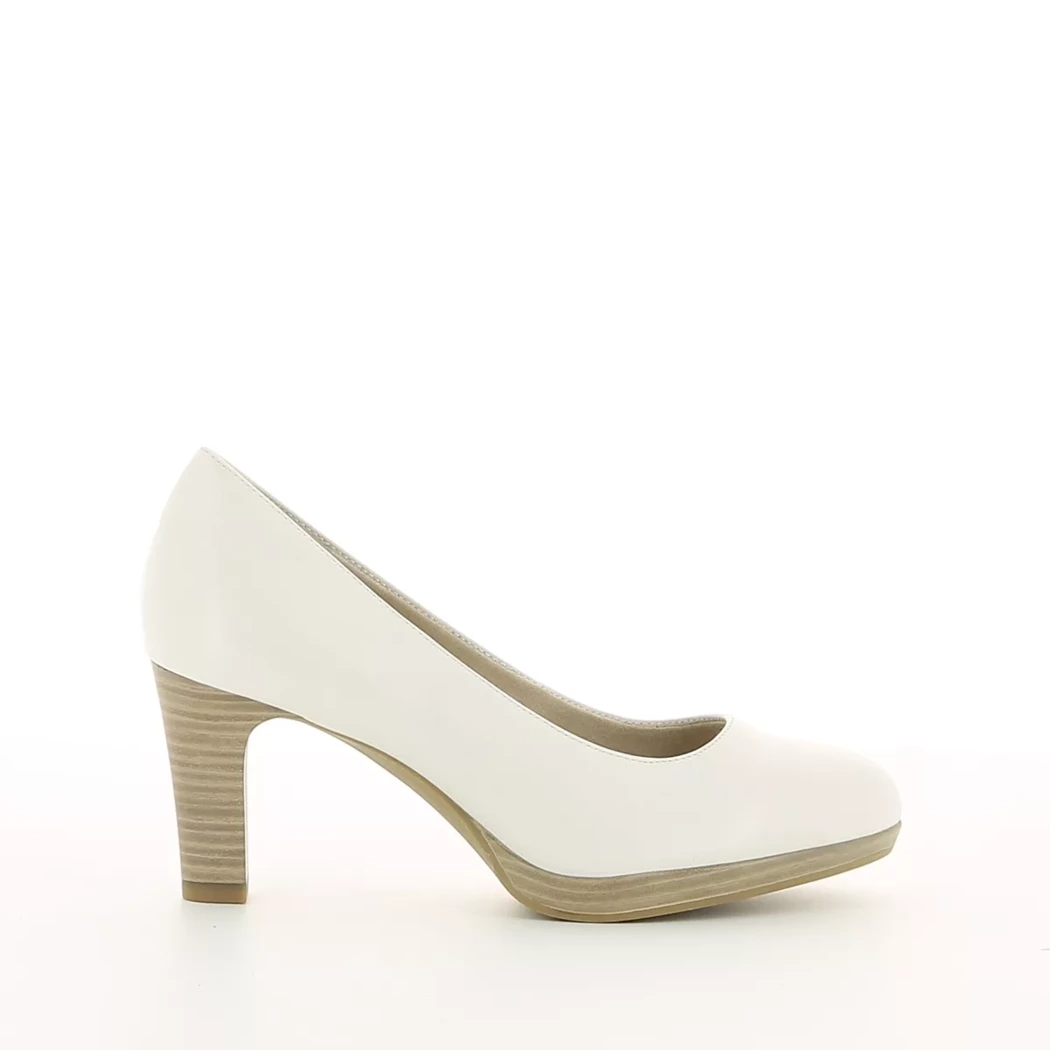 Image (2) de la chaussures Tamaris - Escarpins Blanc en Cuir Image (2) de la chaussures Tamaris - Escarpins Blanc en Cuir