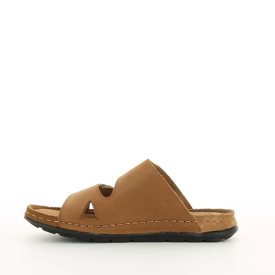 Image (4) de la chaussures Trek Stone - Mules et Sabots Cuir naturel / Cognac en Cuir Image (4) de la chaussures Trek Stone - Mules et Sabots Cuir naturel / Cognac en Cuir