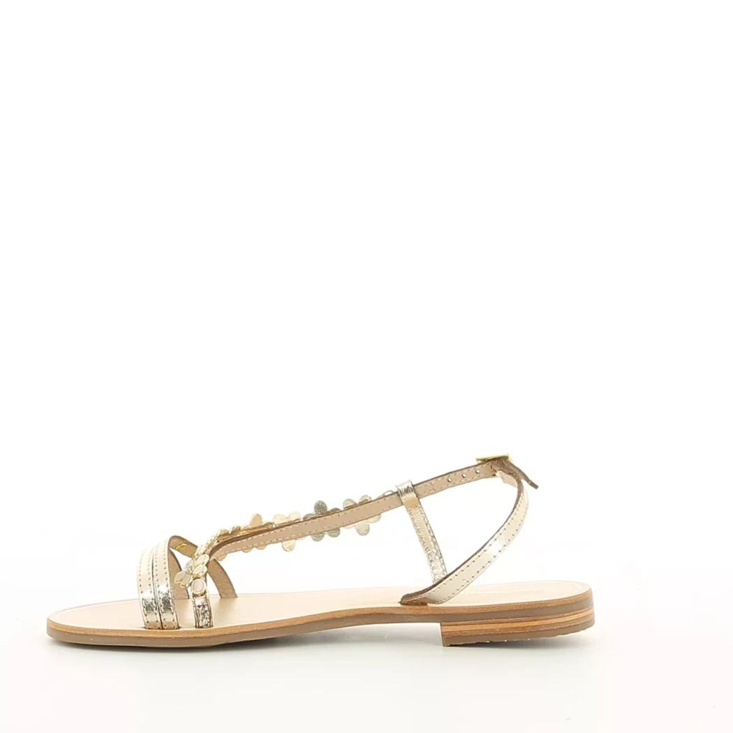 Image (4) de la chaussures Les Tropeziennes - Sandales et Nu-Pieds Rose en Cuir