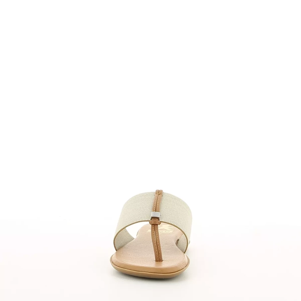 Image (5) de la chaussures 2 Go - Mules et Sabots Beige en Textile