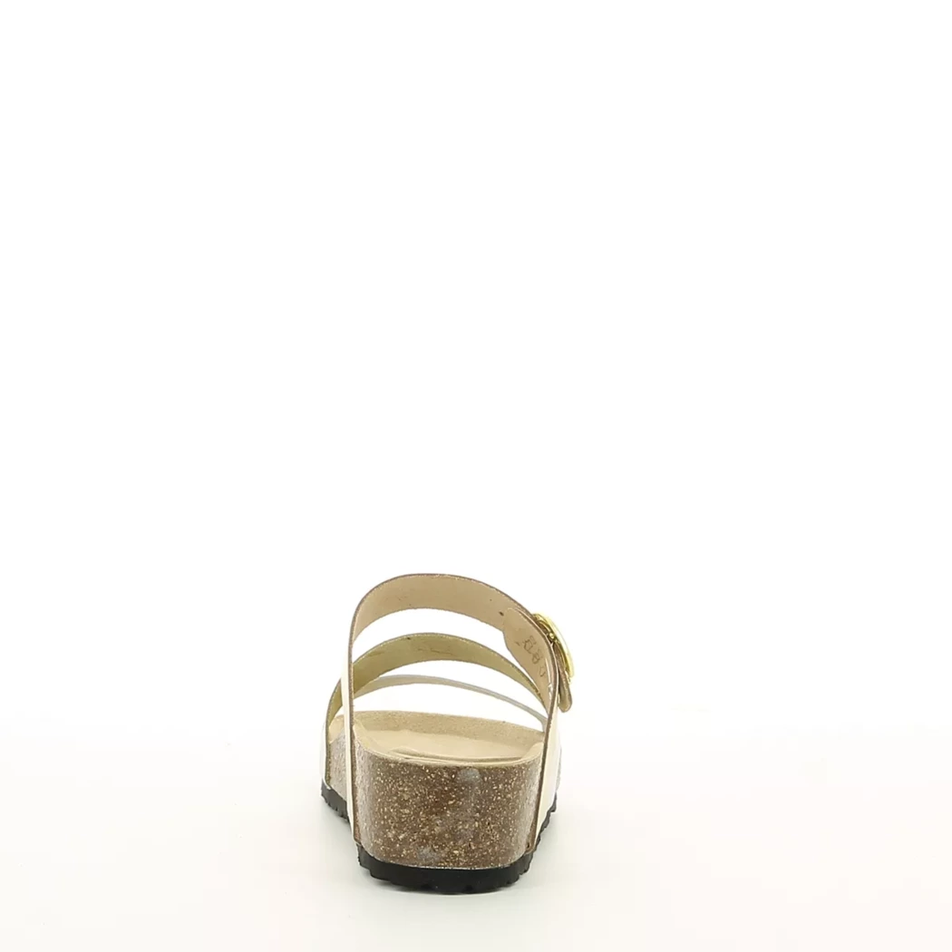 Image (3) de la chaussures Bio Divina - Mules et Sabots Blanc en Cuir