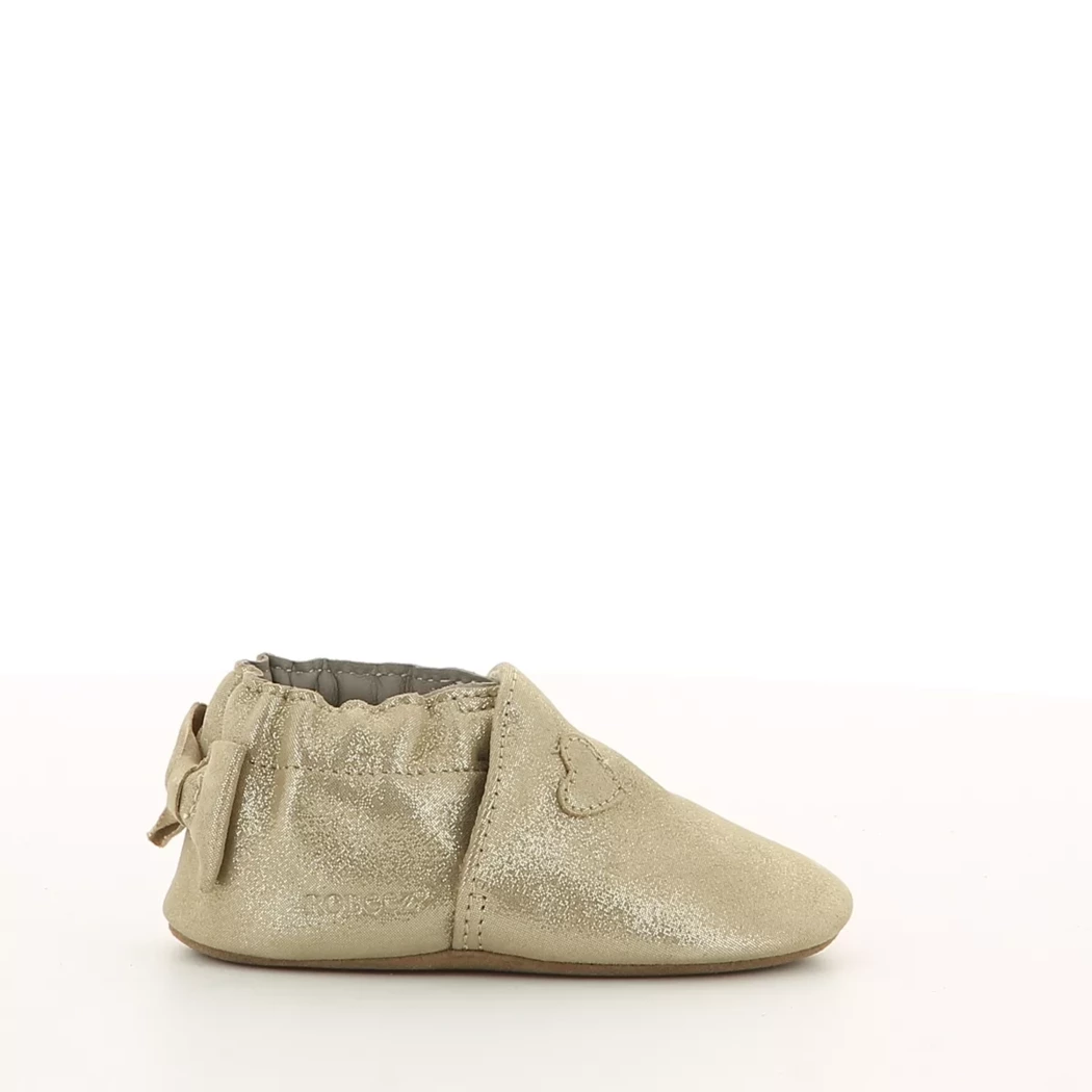 Image (2) de la chaussures Robeez - Chaussons bébé Or / Bronze / Platine en Cuir nubuck