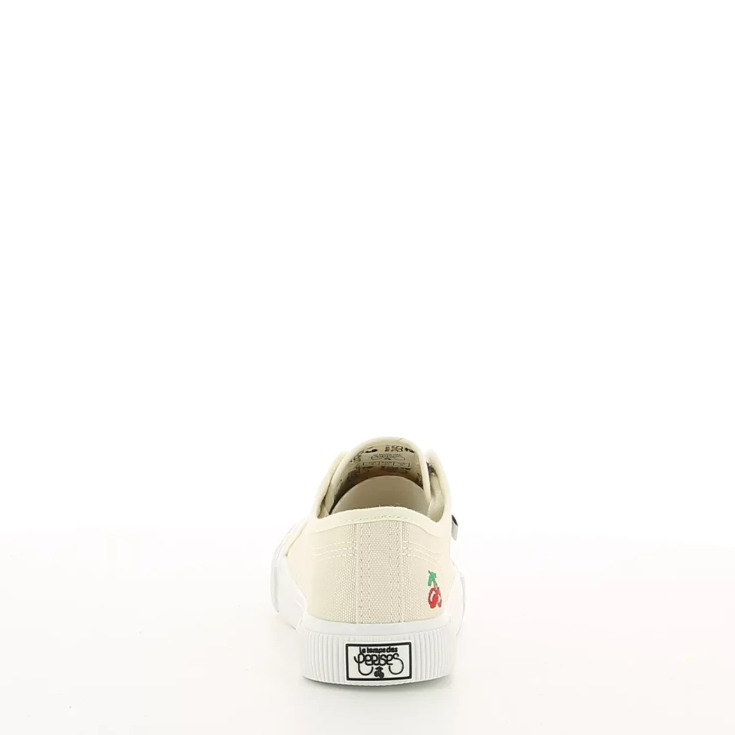 Image (3) de la chaussures Le Temps des Cerises - Baskets Beige en Textile
