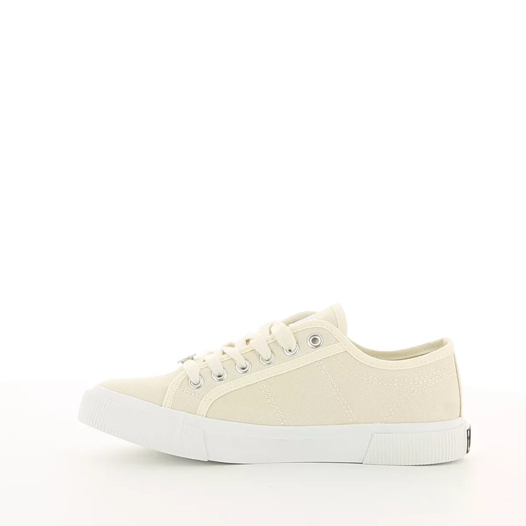 Image (4) de la chaussures Le Temps des Cerises - Baskets Beige en Textile