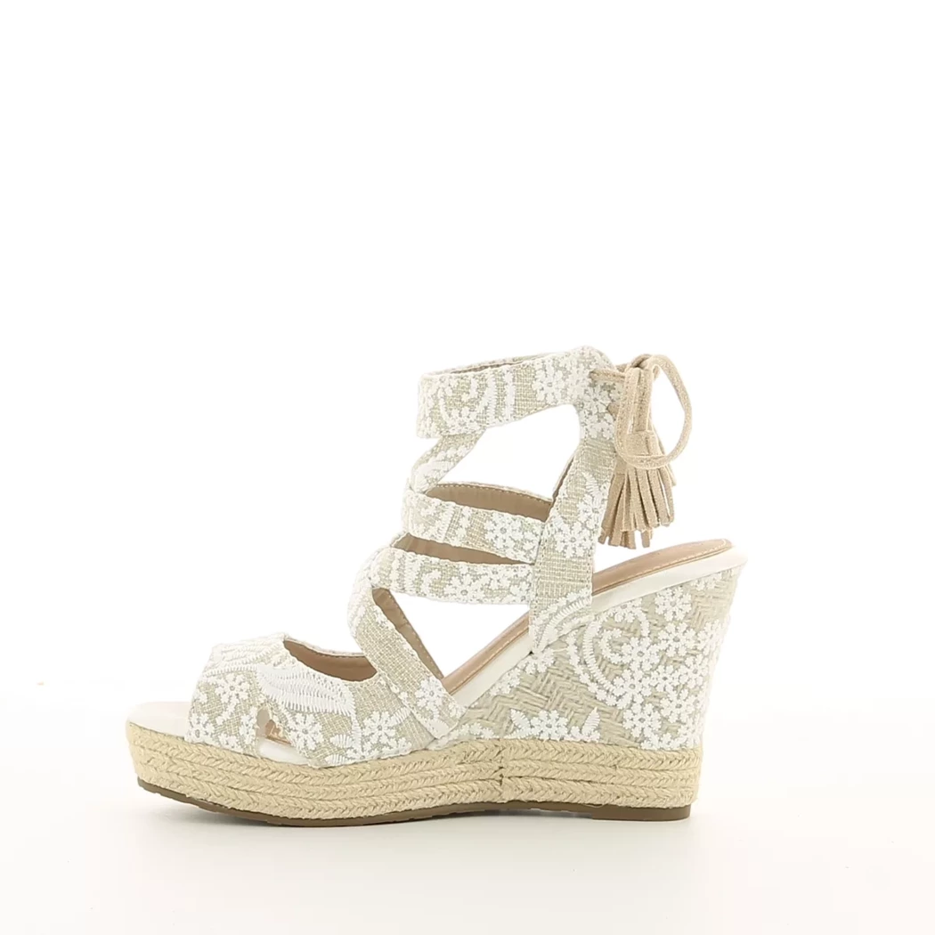 Image (4) de la chaussures Pretty Stories - Sandales et Nu-Pieds Blanc en Textile Image (4) de la chaussures Pretty Stories - Sandales et Nu-Pieds Blanc en Textile