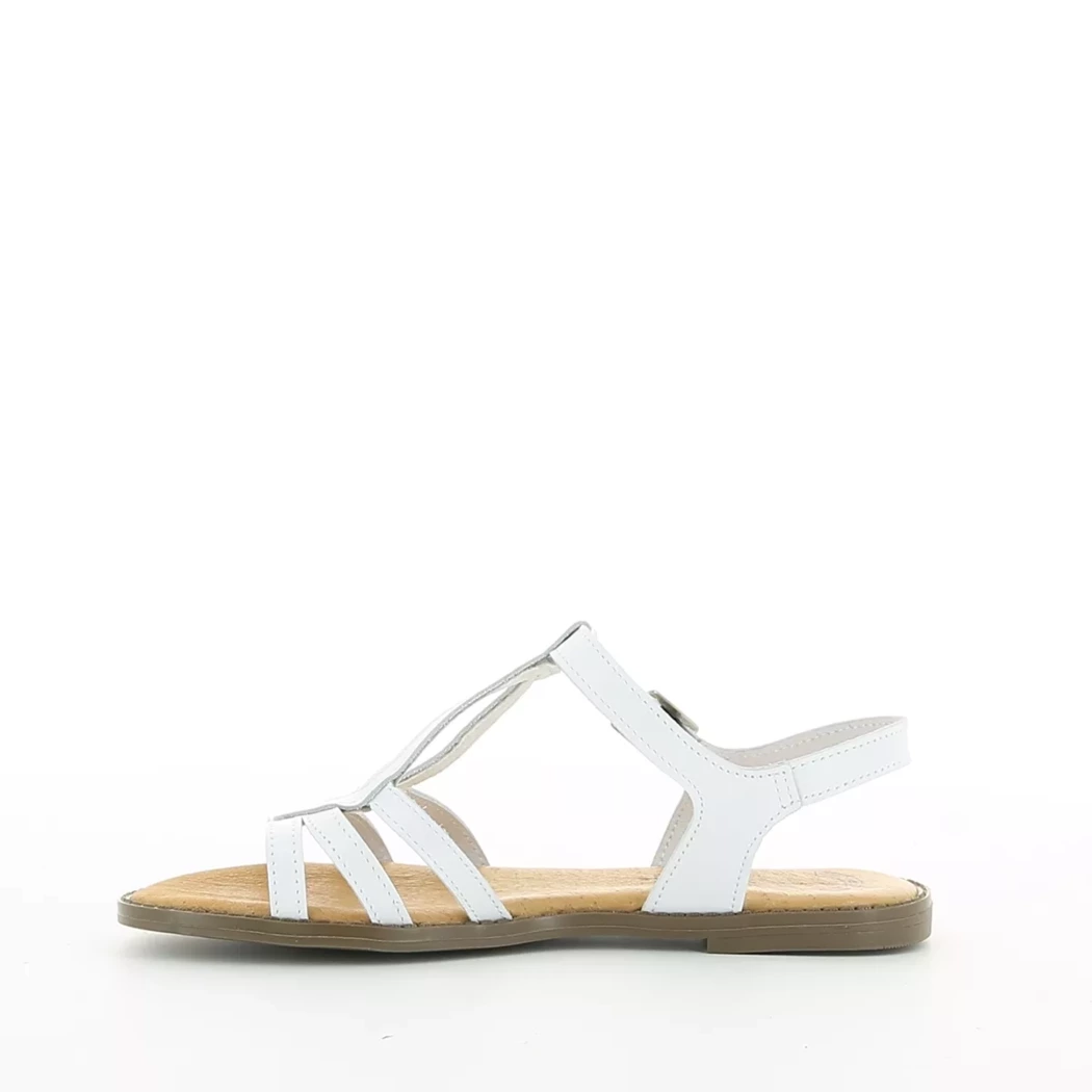 Image (4) de la chaussures Simplement B - Sandales et Nu-Pieds Blanc en Cuir Image (4) de la chaussures Simplement B - Sandales et Nu-Pieds Blanc en Cuir