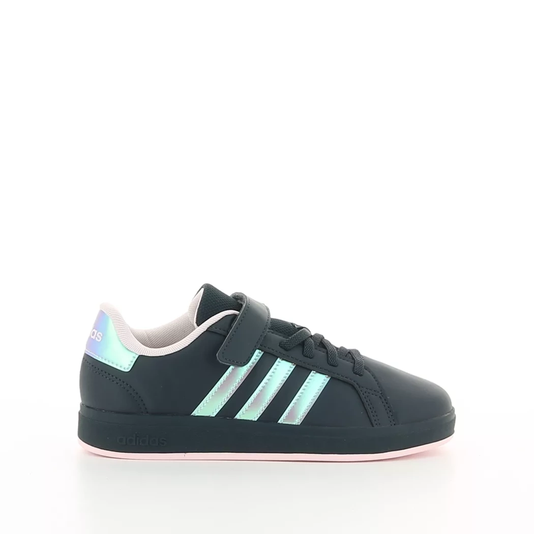 Image (2) de la chaussures Adidas - Baskets Bleu en Cuir synthétique
