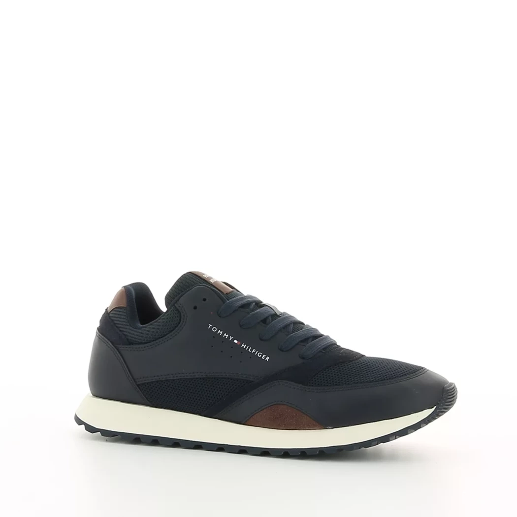 Image (1) de la chaussures Tommy Hilfiger - Baskets Bleu en Cuir