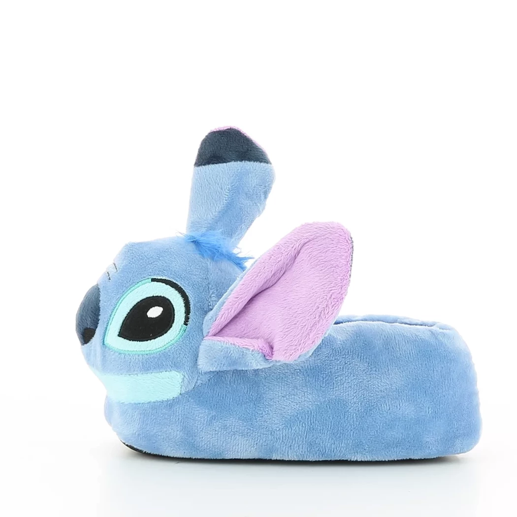 Image (4) de la chaussures Stitch - Pantoufles et Chaussons Bleu en Textile
