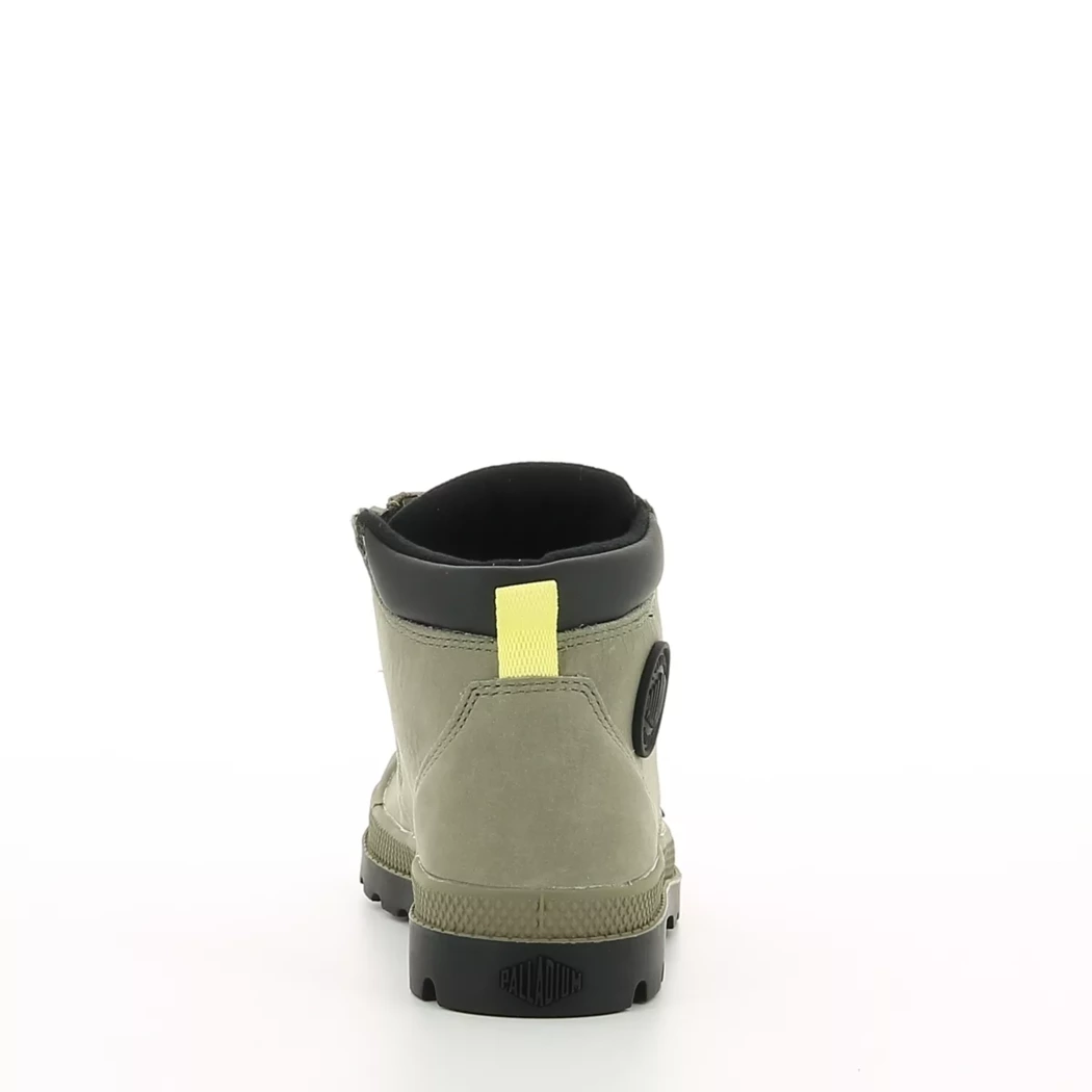 Image (3) de la chaussures Palladium - Bottines Vert en Cuir nubuck