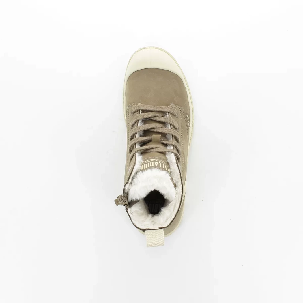 Image (6) de la chaussures Palladium - Bottines Taupe en Cuir nubuck