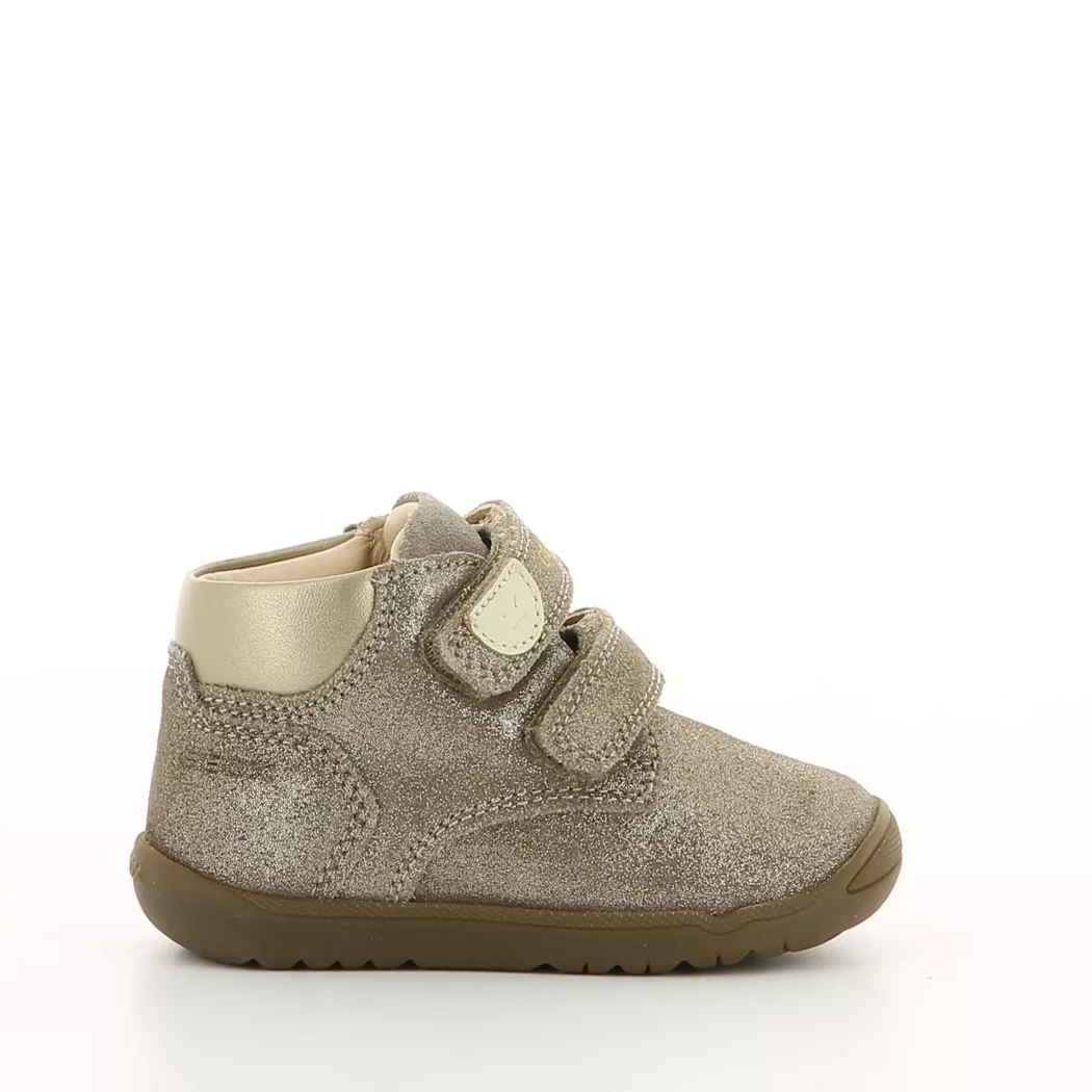 Image (2) de la chaussures Geox - Bottines Taupe en Cuir synthétique