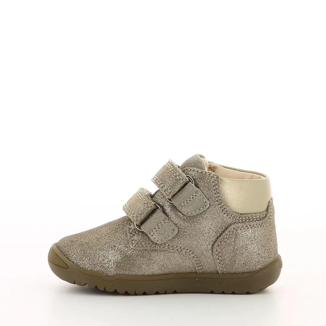 Image (4) de la chaussures Geox - Bottines Taupe en Cuir synthétique