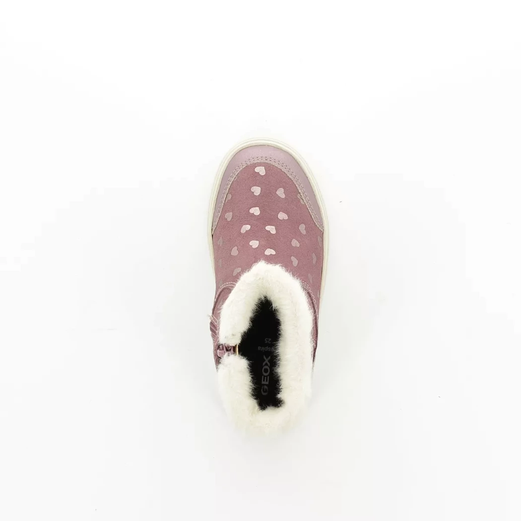 Image (6) de la chaussures Geox - Boots Rose en Cuir nubuck