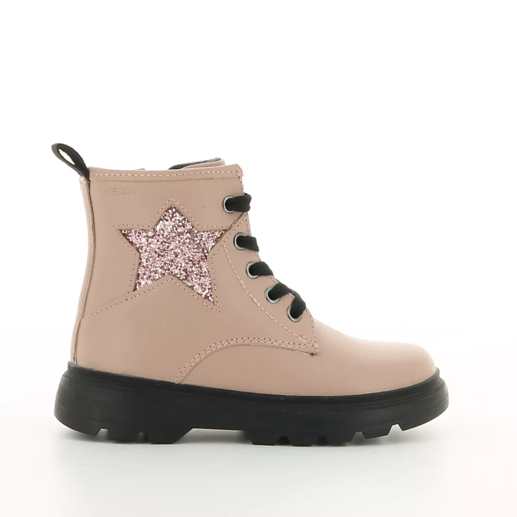 Image (2) de la chaussures Geox - Bottines Rose en Cuir