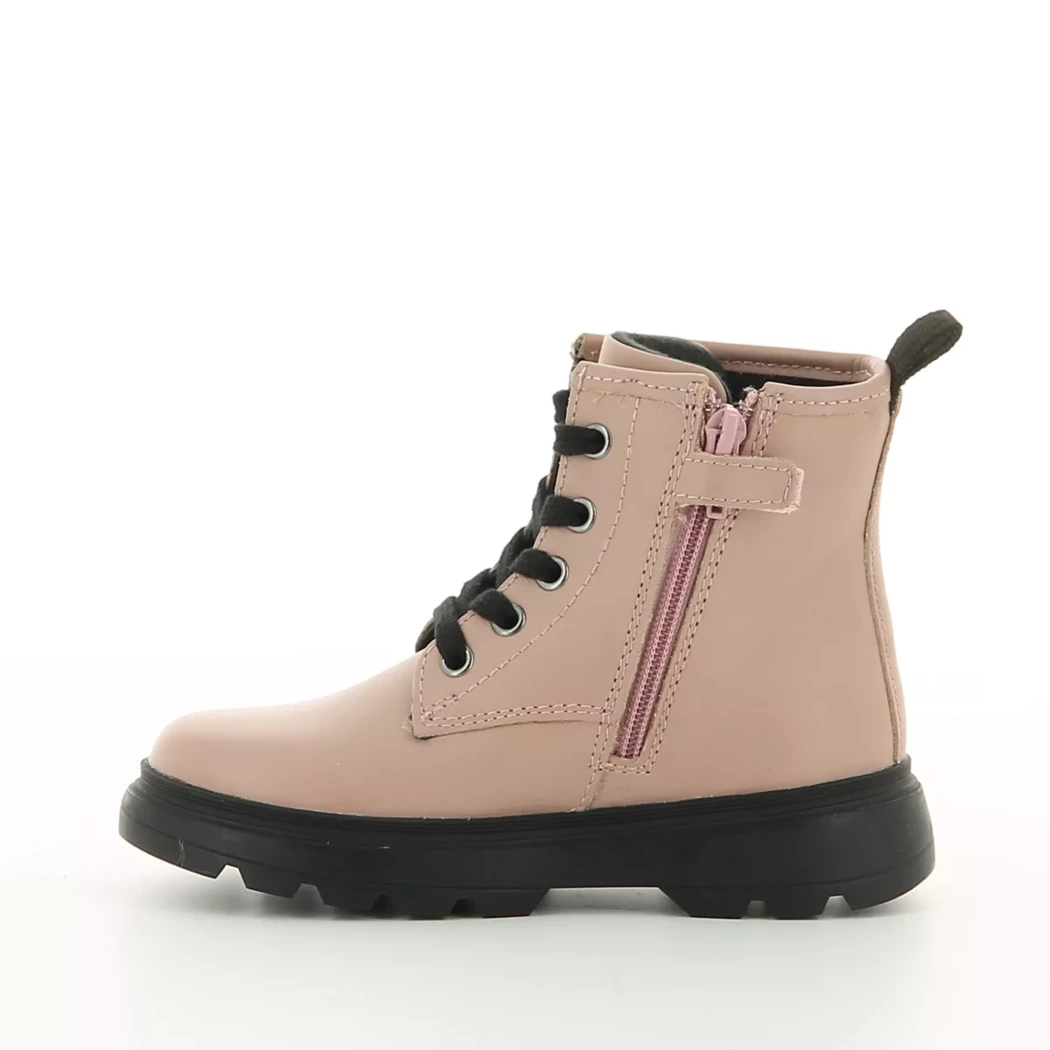 Image (4) de la chaussures Geox - Bottines Rose en Cuir