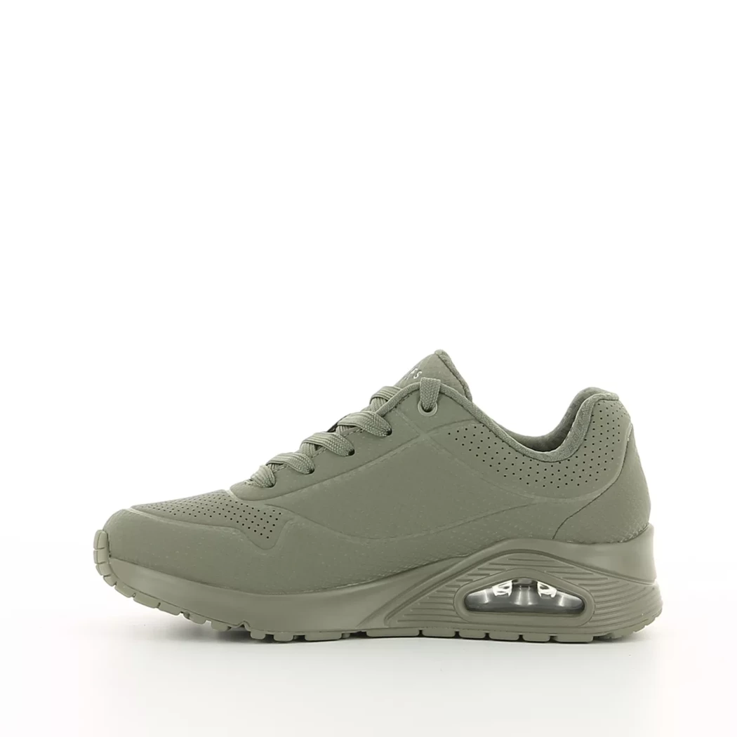 Image (4) de la chaussures Skechers - Baskets Vert en Cuir synthétique