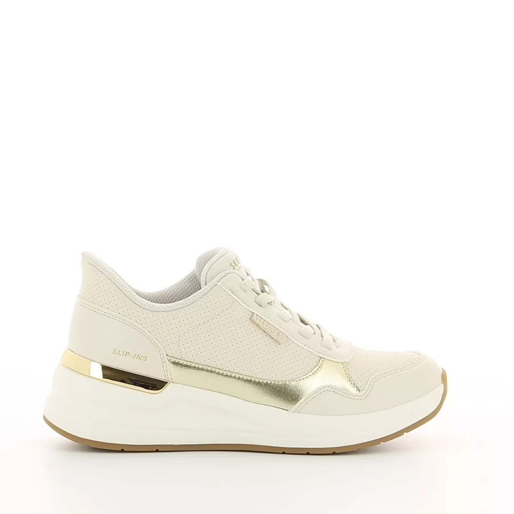 Image (2) de la chaussures Skechers - Baskets Blanc en Cuir synthétique