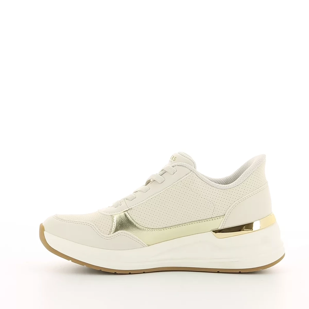 Image (4) de la chaussures Skechers - Baskets Blanc en Cuir synthétique