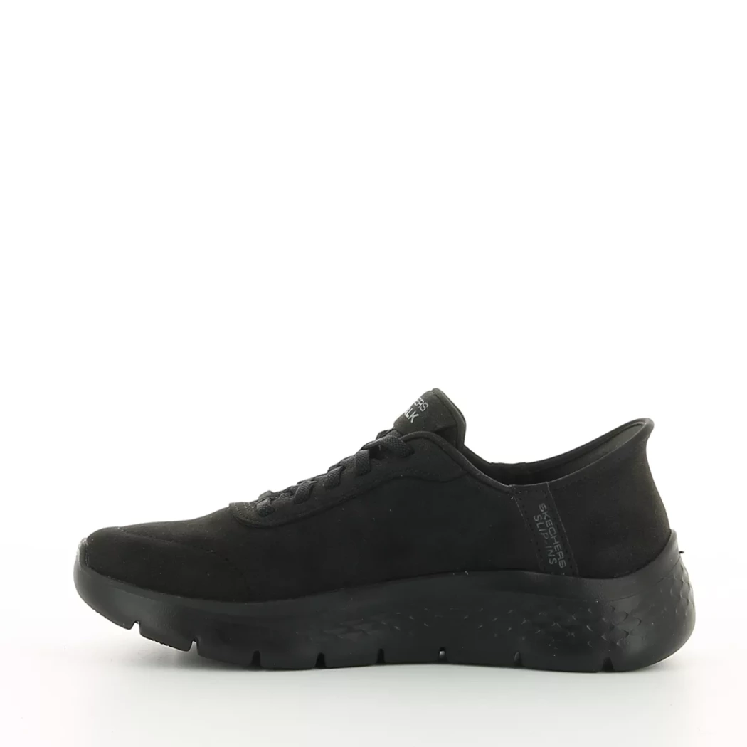 Image (4) de la chaussures Skechers - Baskets Noir en Cuir synthétique