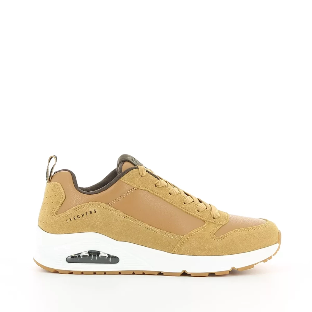 Image (2) de la chaussures Skechers - Baskets Cuir naturel / Cognac en Cuir nubuck