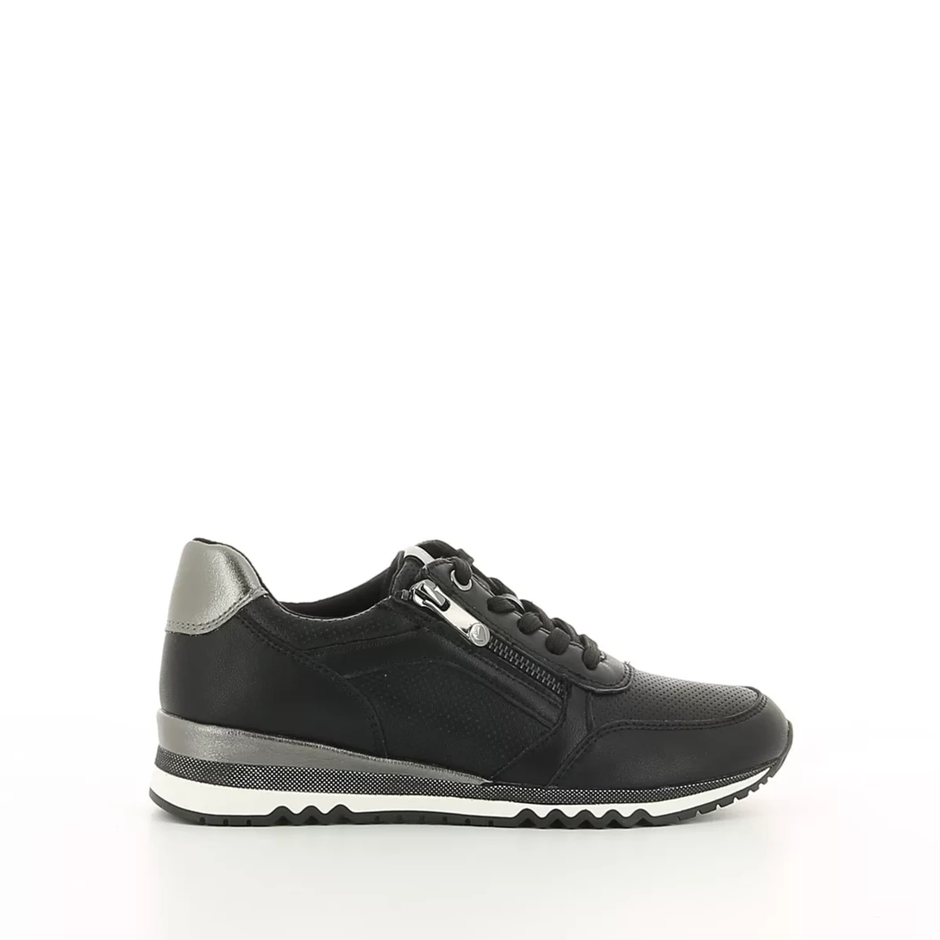Image (2) de la chaussures Marco Tozzi - Baskets Noir en Cuir synthétique
