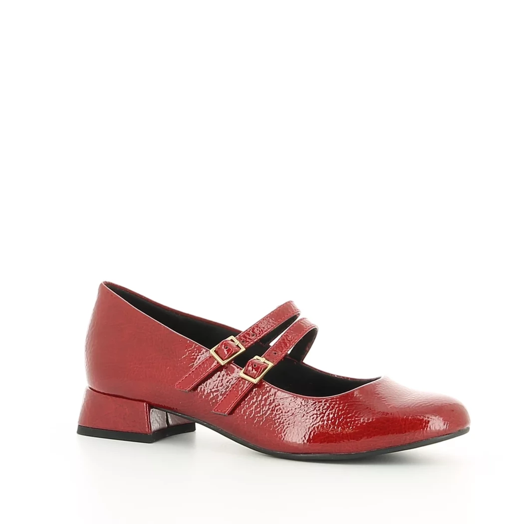 Image (1) de la chaussures Marco Tozzi - Ballerines Rouge en Cuir synthétique
