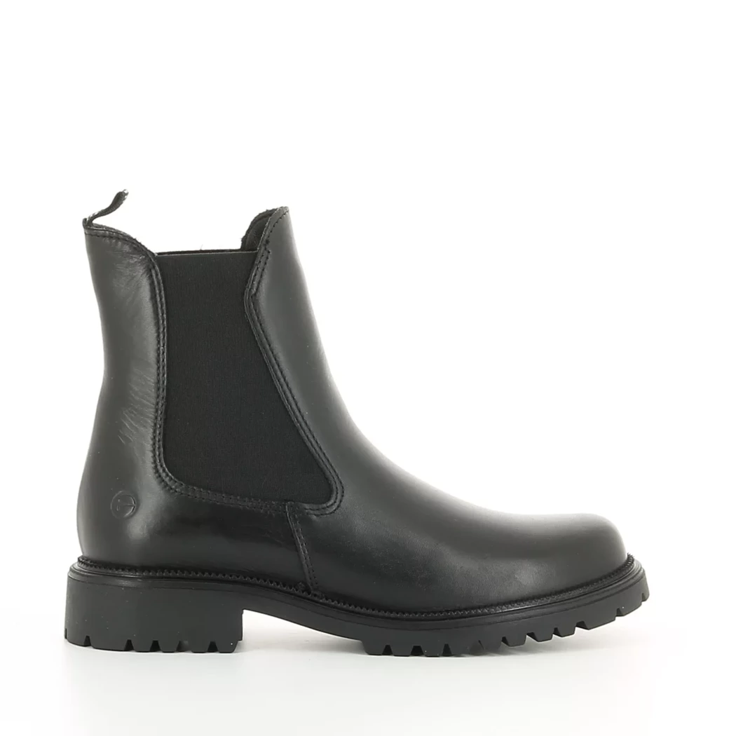 Image (2) de la chaussures Tamaris - Boots Noir en Cuir