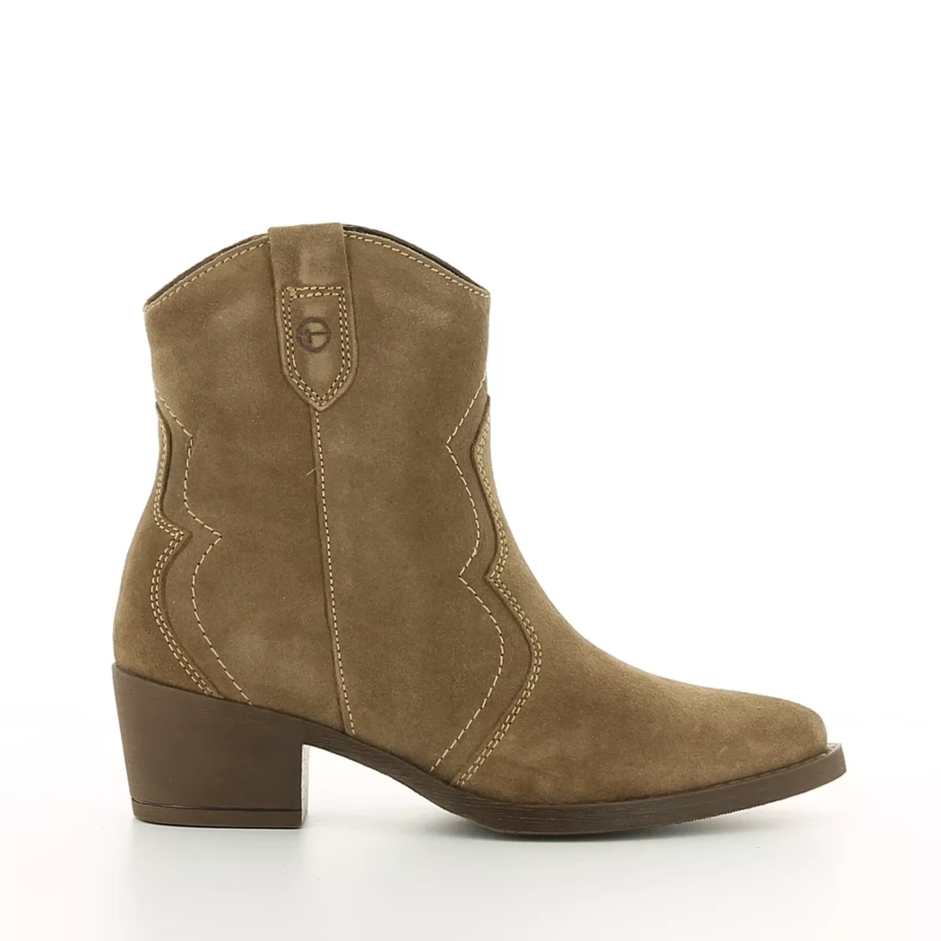 Image (2) de la chaussures Tamaris - Boots Taupe en Cuir nubuck