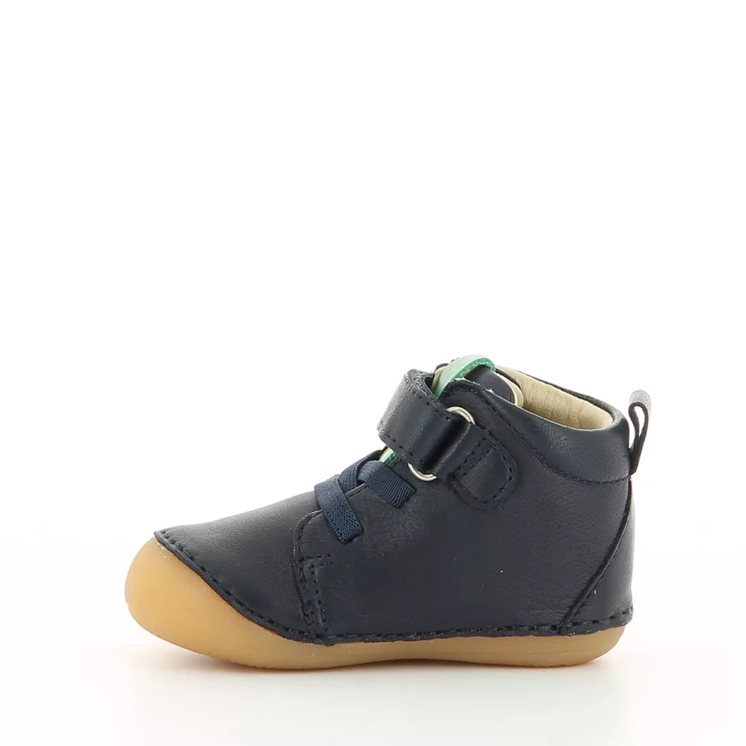 Image (4) de la chaussures Kickers - Bottines Bleu en Cuir Image (4) de la chaussures Kickers - Bottines Bleu en Cuir