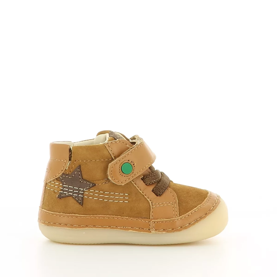 Image (2) de la chaussures Kickers - Bottines Cuir naturel / Cognac en Cuir