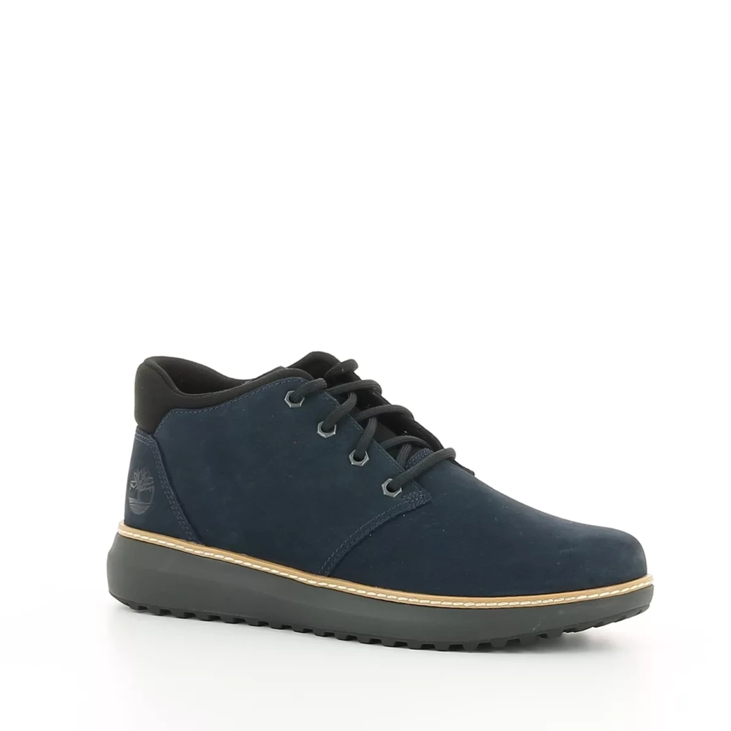 Image (1) de la chaussures Timberland - Bottines Bleu en Cuir nubuck