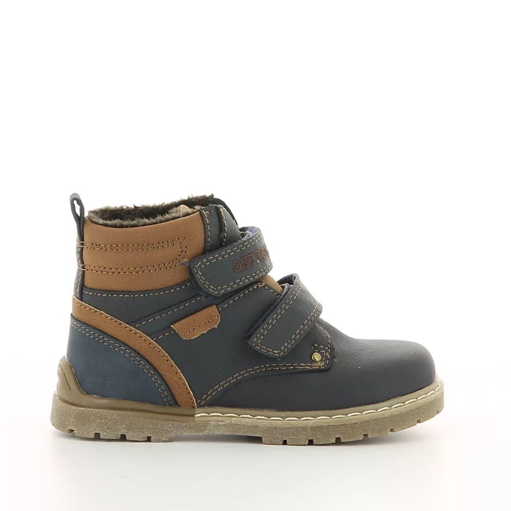 Image (2) de la chaussures Off Road - Bottines Bleu en Cuir synthétique