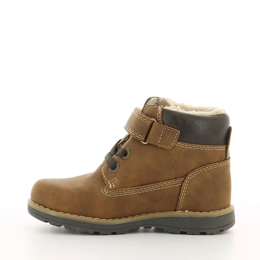 Image (4) de la chaussures Off Road - Bottines Cuir naturel / Cognac en Cuir synthétique